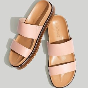 The Charley Double Strap in Dusty Blush